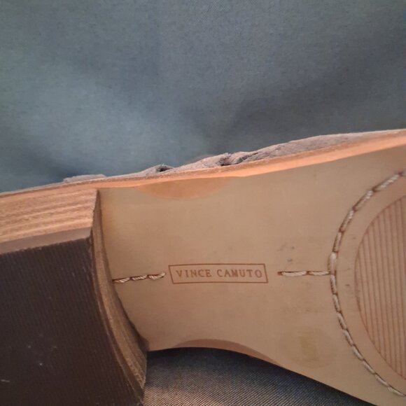 Vince Camuto Ankle Boots, Suede, Size 7 1/2, Heel Height 1 3/4" - Picture 5 of 5